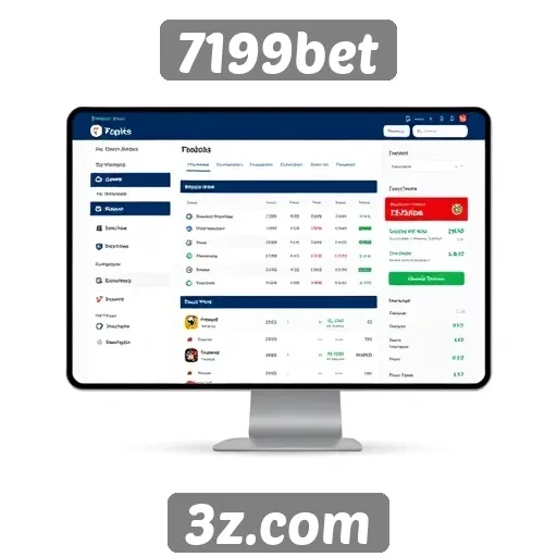 Análise da interface do usuário do site 7199bet